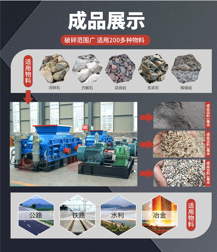 對輥制砂機 鉀長石制砂機 對輥制砂機 鉀長石制砂機